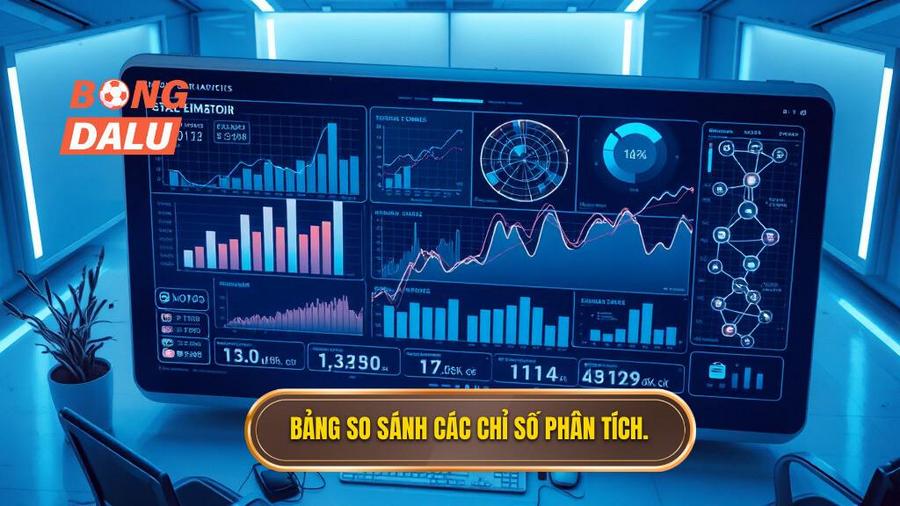 3. Bảng so sánh các chỉ số phân tích.
