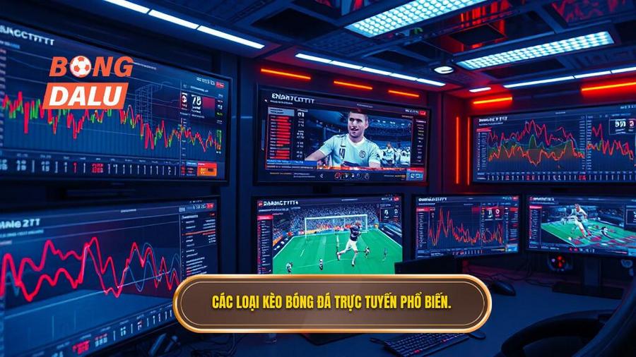 Các loại kèo phổ biến khi xem thời gian thực