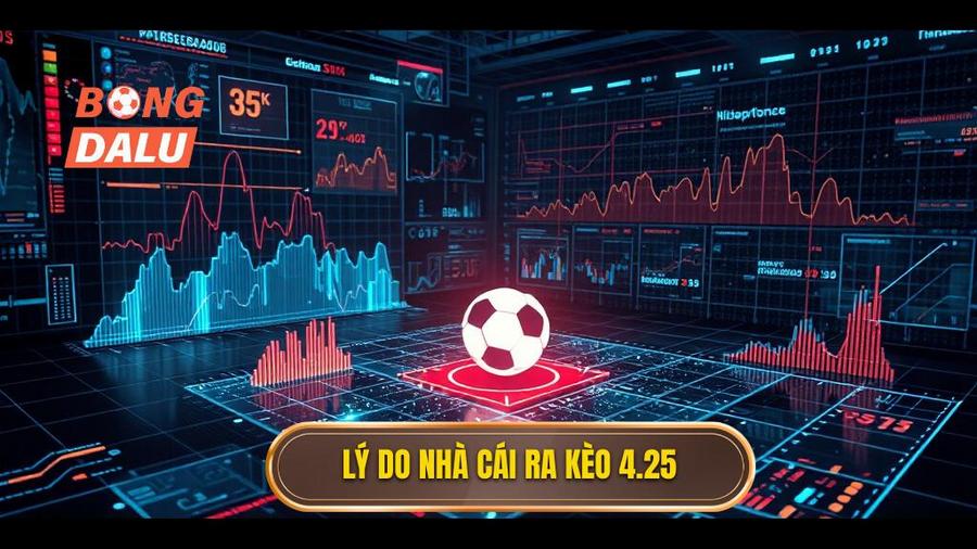 Phân tích đa chiều: Tại sao nhà cái ra kèo tài xỉu 4.25?