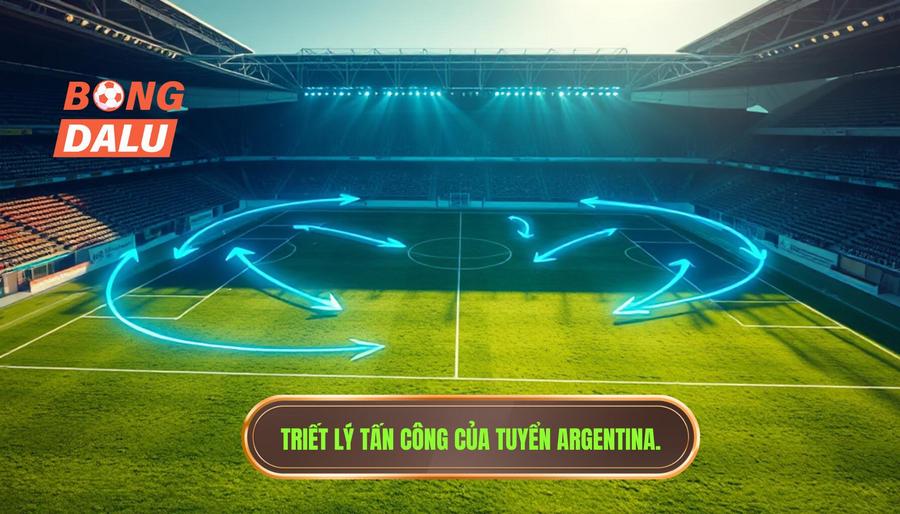 Triết lý cốt lõi trong cách Argentina triển khai tấn công
