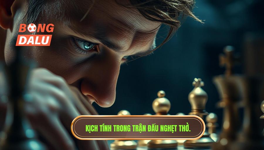 Kịch tính trong trận đấu nghẹt thở.